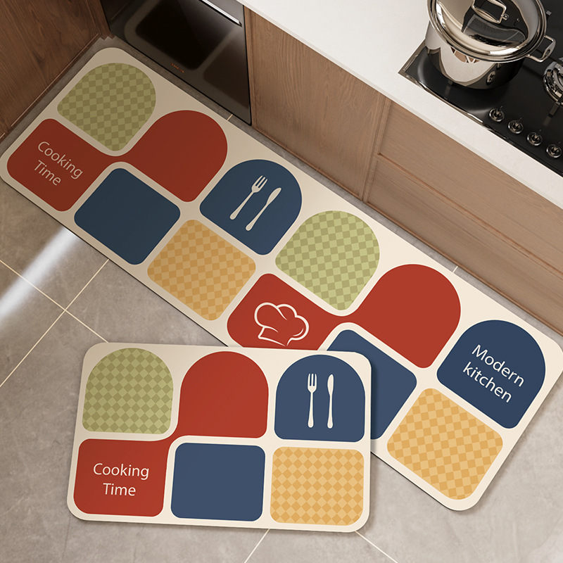 Modern Kitchen Mat Set Non Sli - Home Cooking Made Easy recension och pris