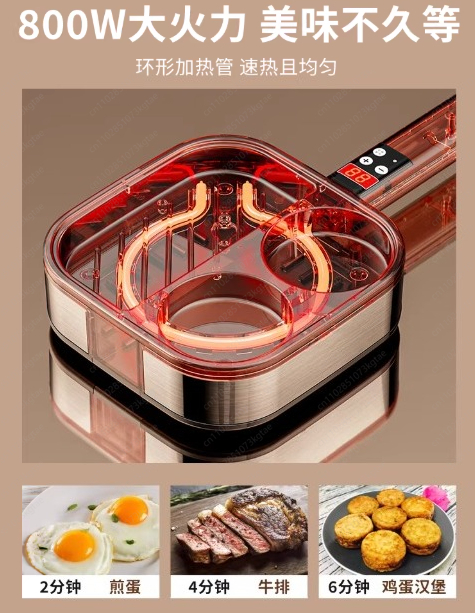 3-in-1 Non-Stick Frying Pan, E - Home Cooking Steak recension och pris