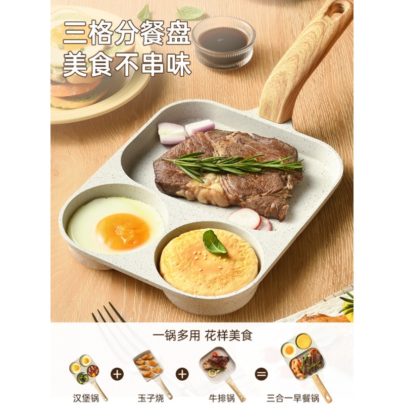 3-in-1 Breakfast Skillet, Non- - Home Cooking Steak recension och pris