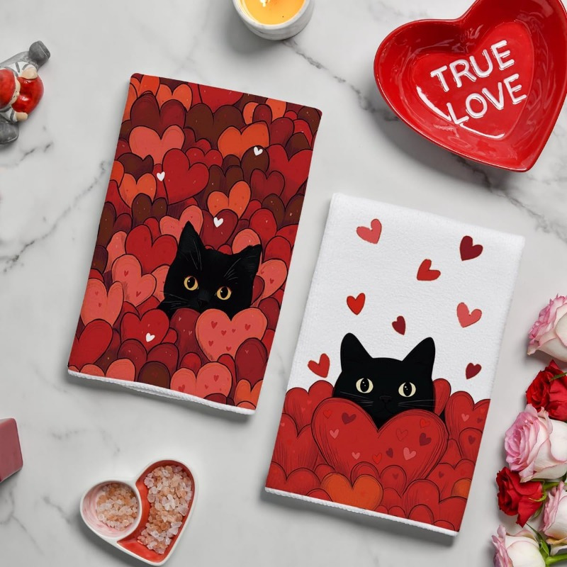 2Pcs, Heart-Shaped Black Cat K - Home Cooking For Cats recension och pris