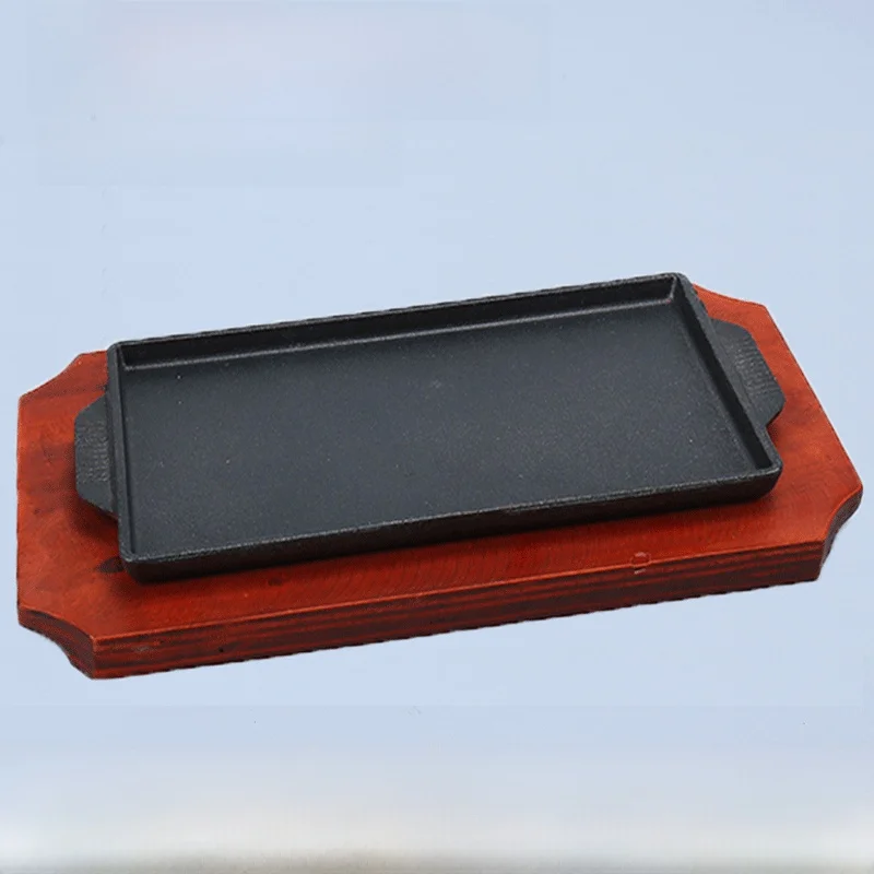 Rectangular Cast Iron Skillet  - Home Cooking Steak recension och pris