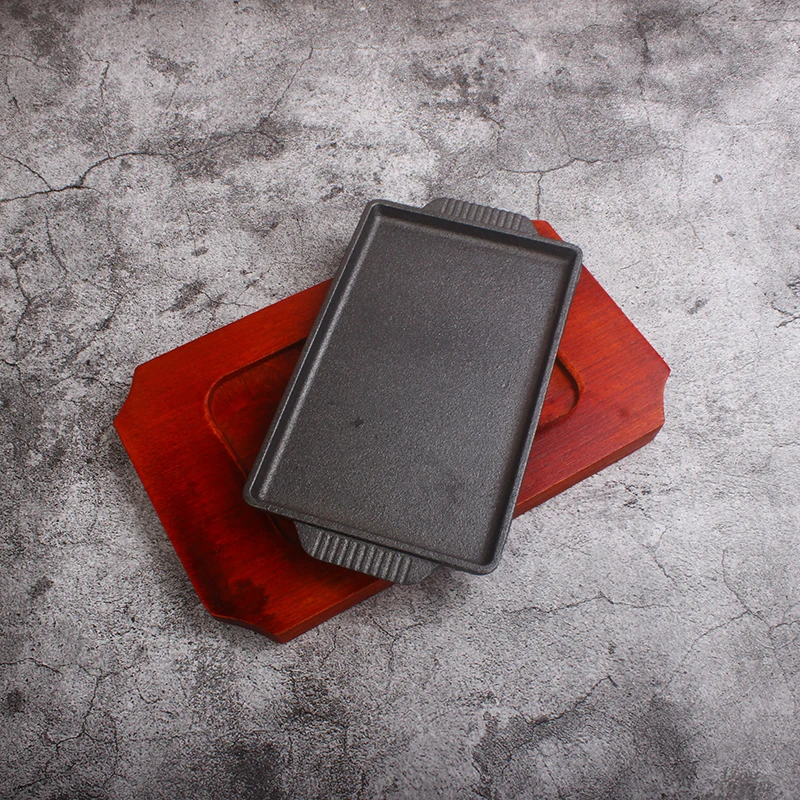 Rectangular Cast Iron Skillet  - Home Cooking Steak recension och pris
