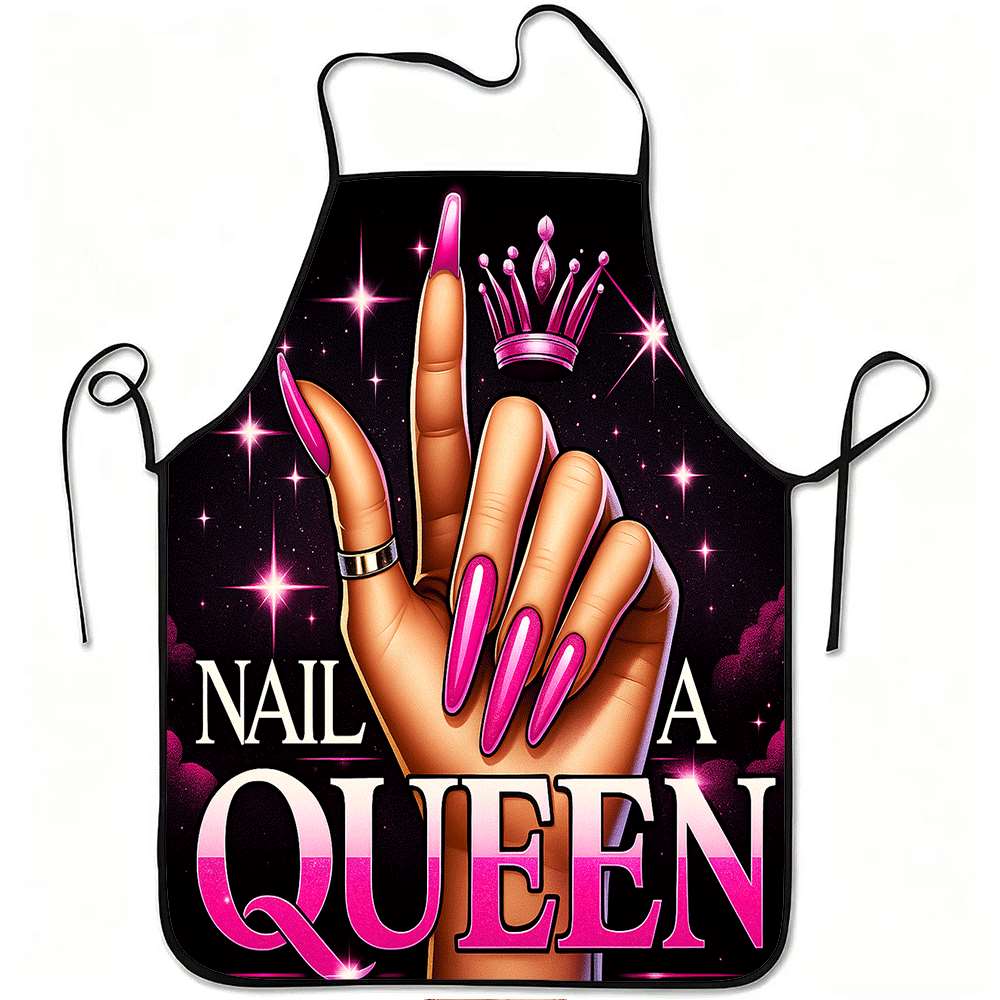 1 Trendy Nail Art-Themed Apron - Home Cooking Queen recension och pris