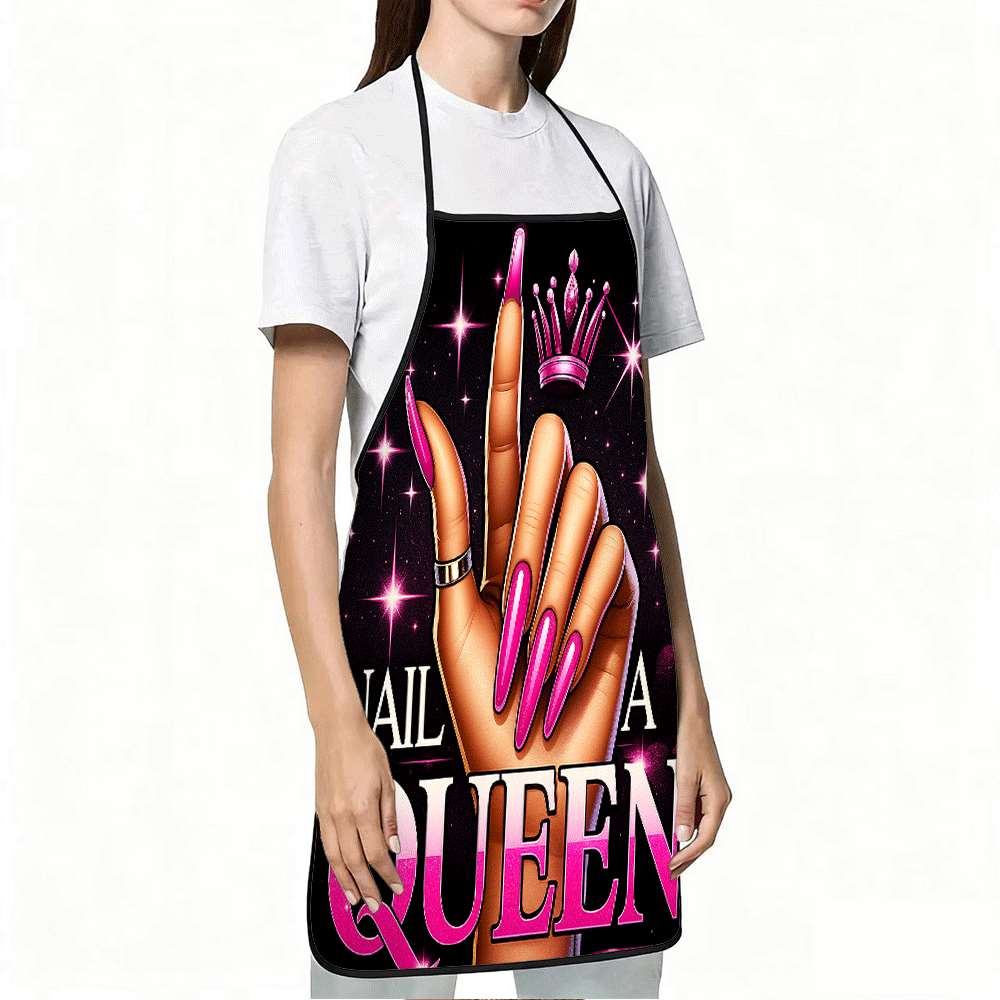 1 Trendy Nail Art-Themed Apron - Home Cooking Queen recension och pris