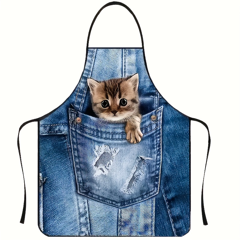 1pc Cute Denim Blue Pocket Cat - Home Cooking For Cats recension och pris
