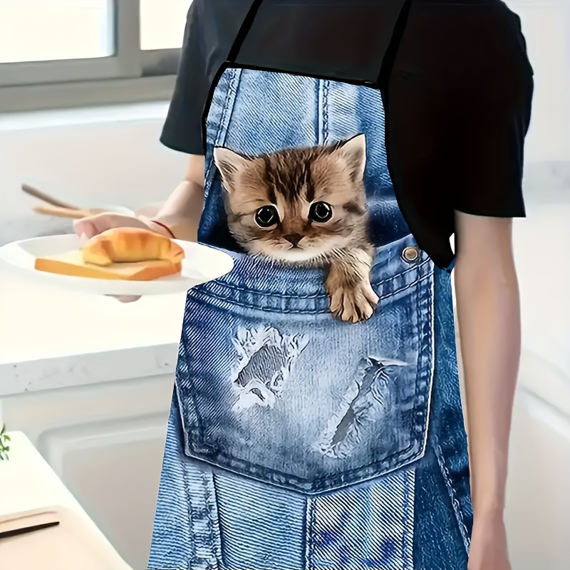 1pc Cute Denim Blue Pocket Cat - Home Cooking For Cats recension och pris