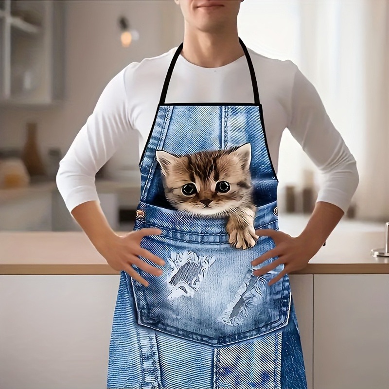 1pc Cute Denim Blue Pocket Cat - Home Cooking For Cats recension och pris