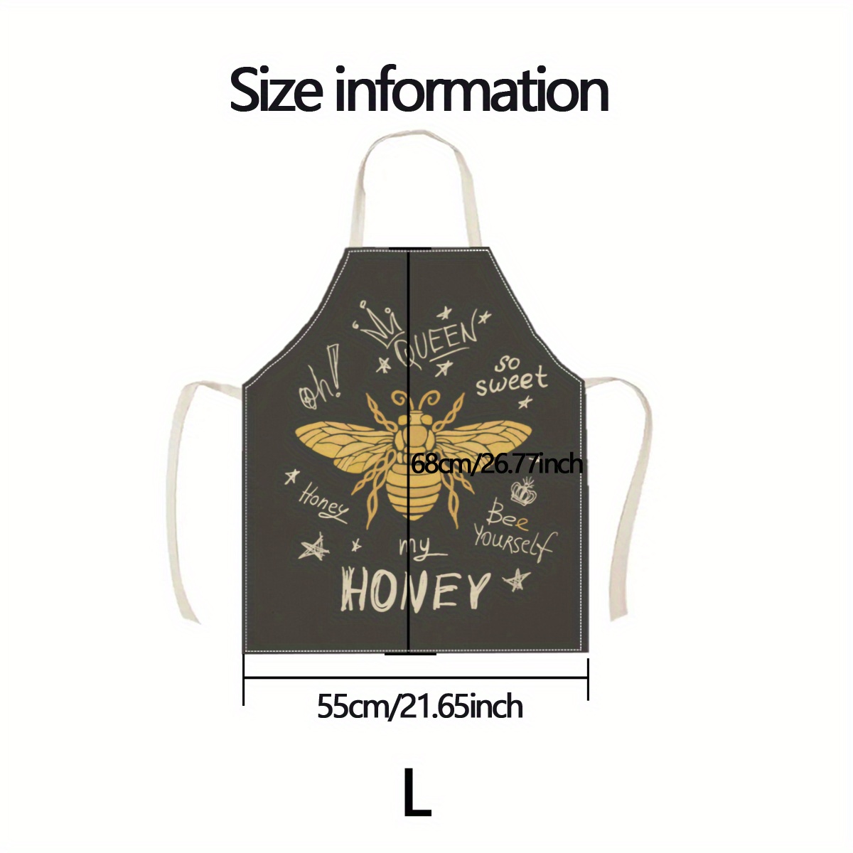 Queen Bee Honey Apron Linen Co - Home Cooking Queen recension och pris