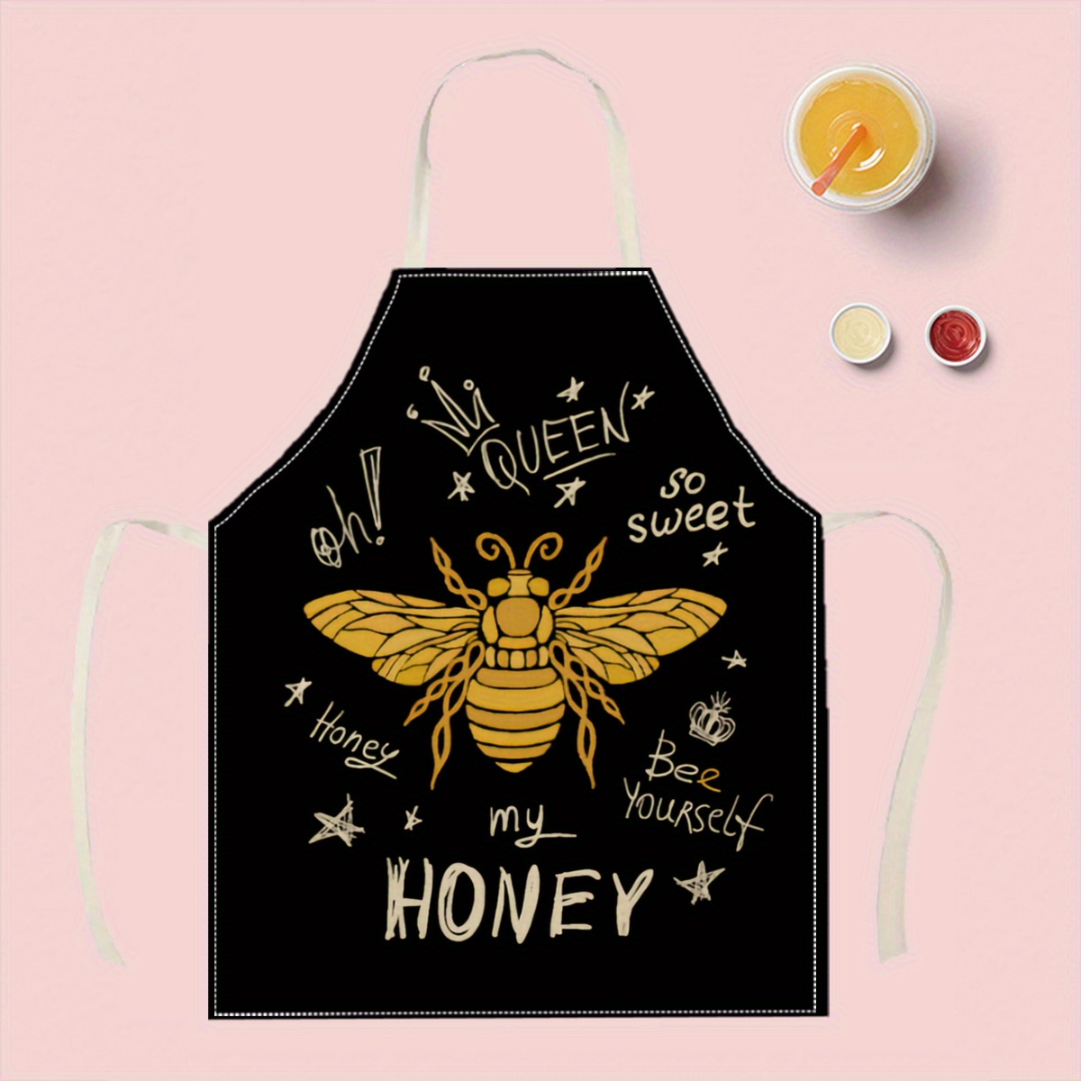 Queen Bee Honey Apron Linen Co - Home Cooking Queen recension och pris