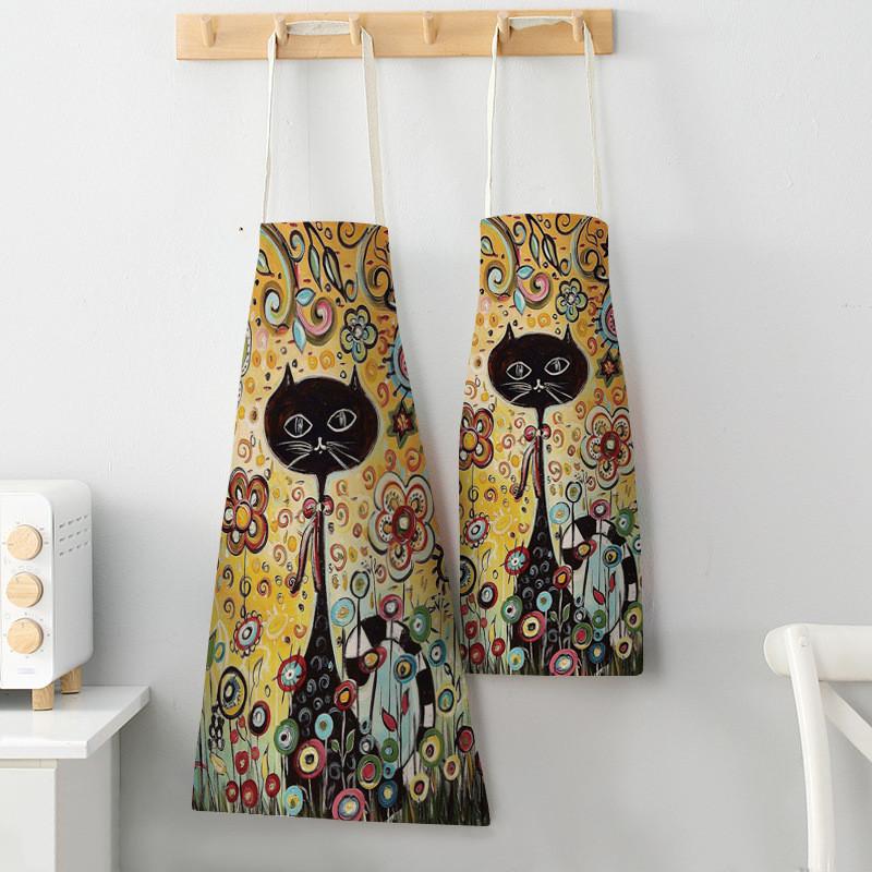Flower Kitchen Cooking Apron C - Home Cooking For Cats recension och pris