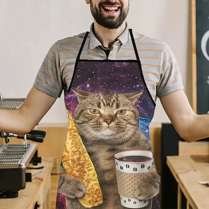 Galaxy Tabby Cat Holding Beer  - Home Cooking For Cats recension och pris