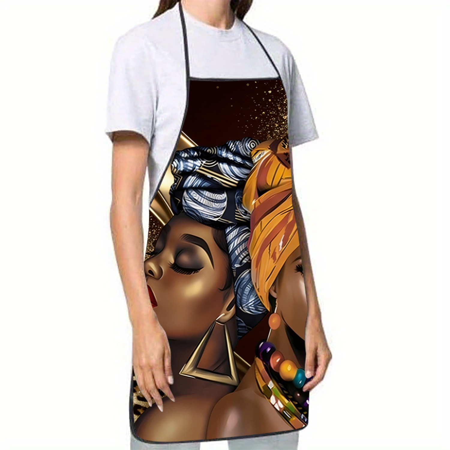 Afrocentric Women Art Apron, A - Home Cooking Queen recension och pris
