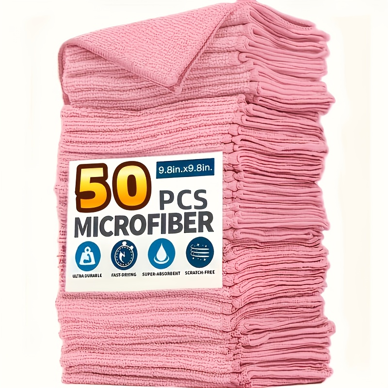 1-50Pcs Light Pink Microfiber  - Home Cooking Utensils recension och pris