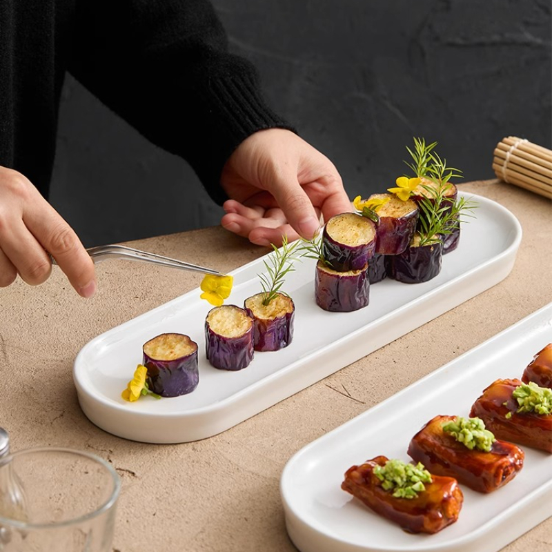 Irregular Shape Ceramic Steak  - Home Cooking Steak recension och pris