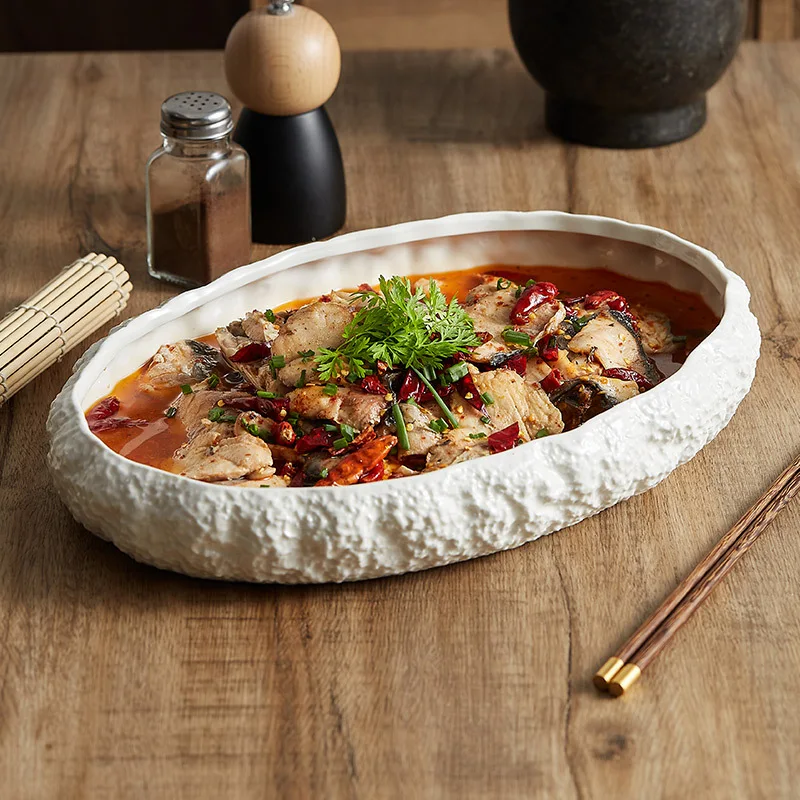 Oval Ceramic Cooking Dish Sash - Home Cooking Steak recension och pris