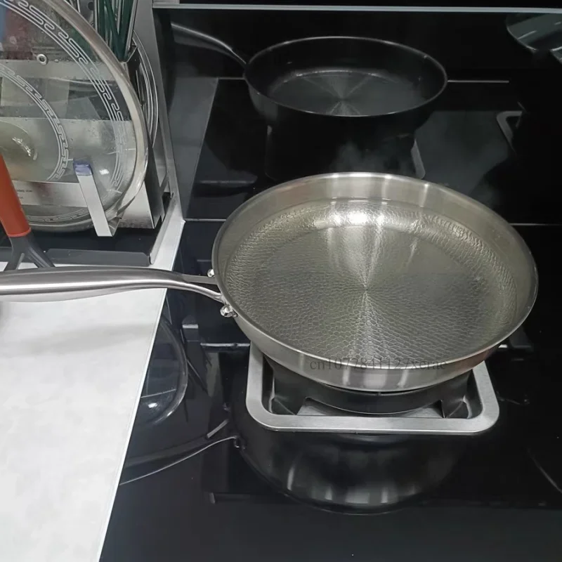Pure Titanium Frying Pan Non-S - Home Cooking Steak recension och pris