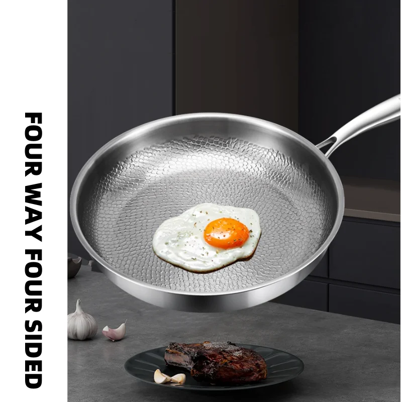 Pure Titanium Frying Pan Non-S - Home Cooking Steak recension och pris