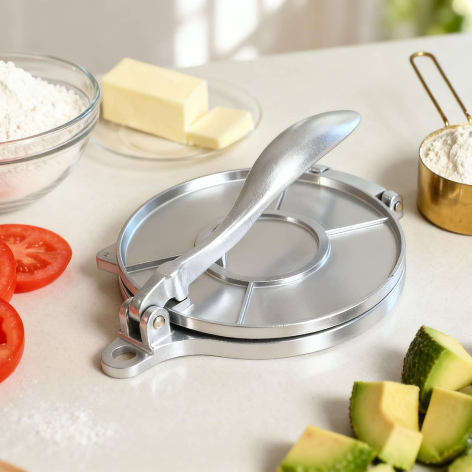 Tortilla Press Even Pressing A - Home Cooking Utensils recension och pris