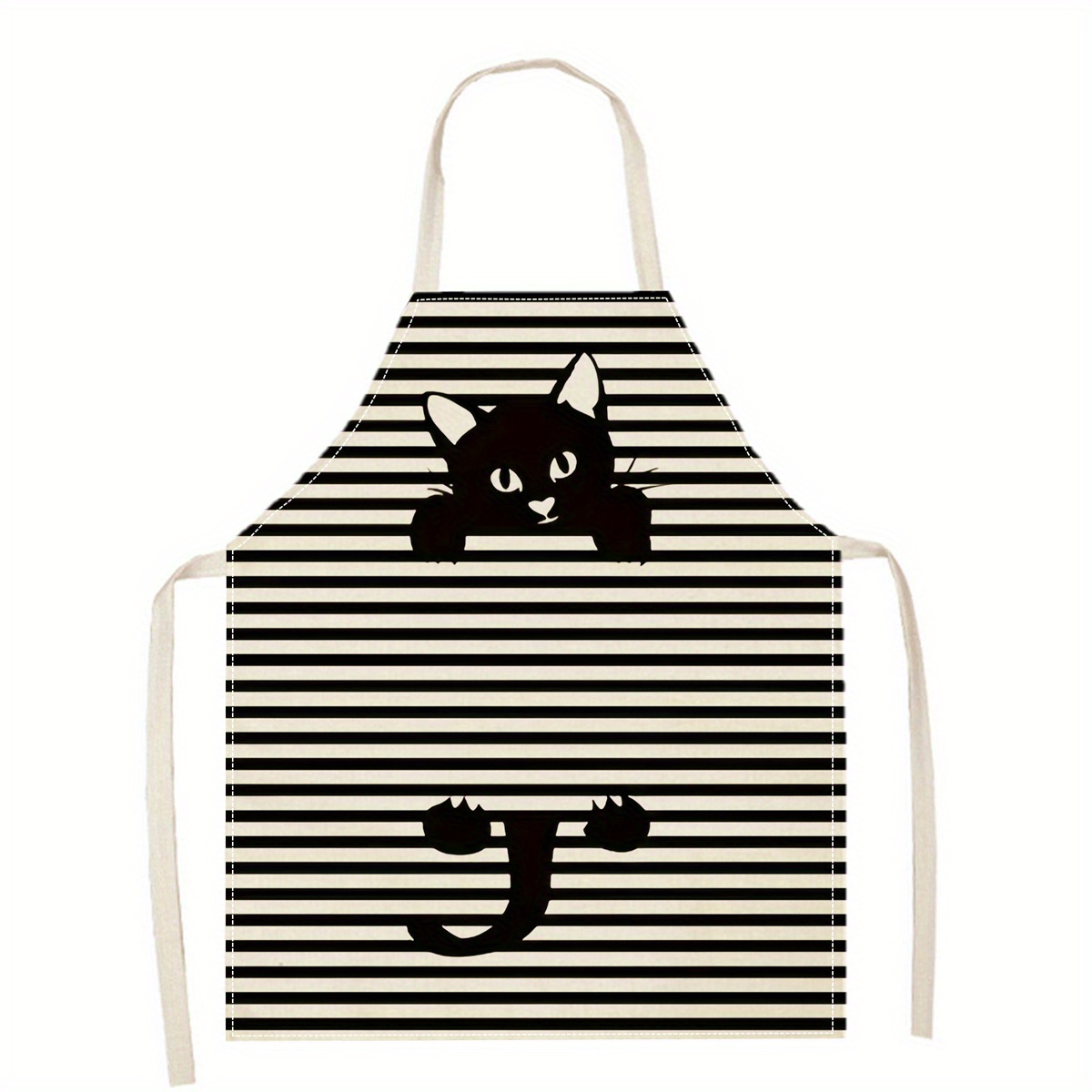 Linen Apron Funny Cat Sunglass - Home Cooking For Cats recension och pris