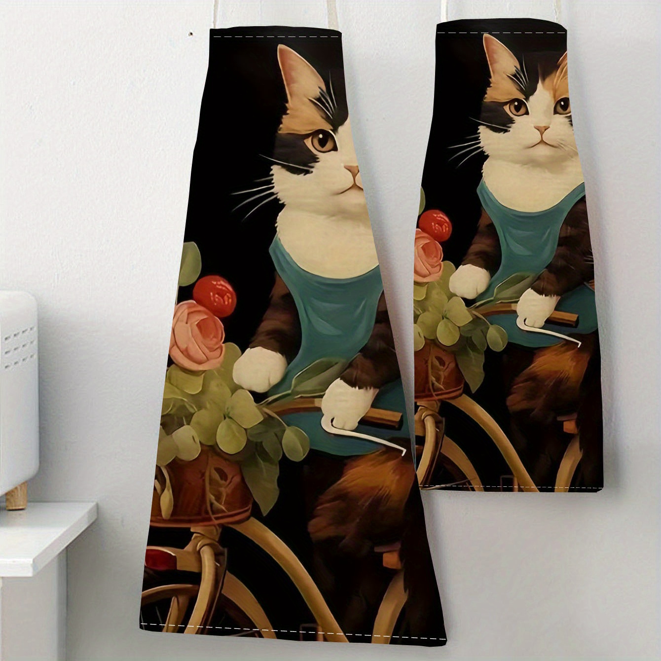 Linen Apron Funny Cat Sunglass - Home Cooking For Cats recension och pris