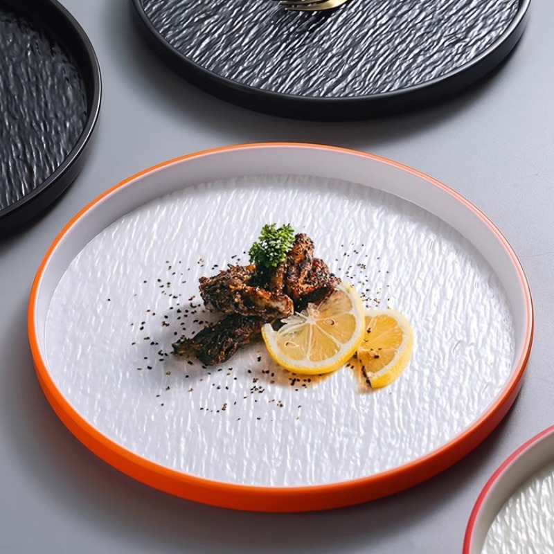 Modern Round Stone Melamine St - Home Cooking Steak recension och pris