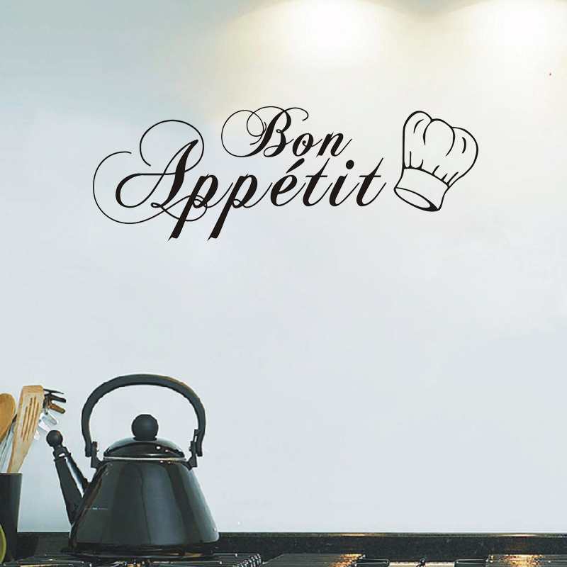 Elegant Bon Appétit Wall Decal - Home Cooking App recension och pris